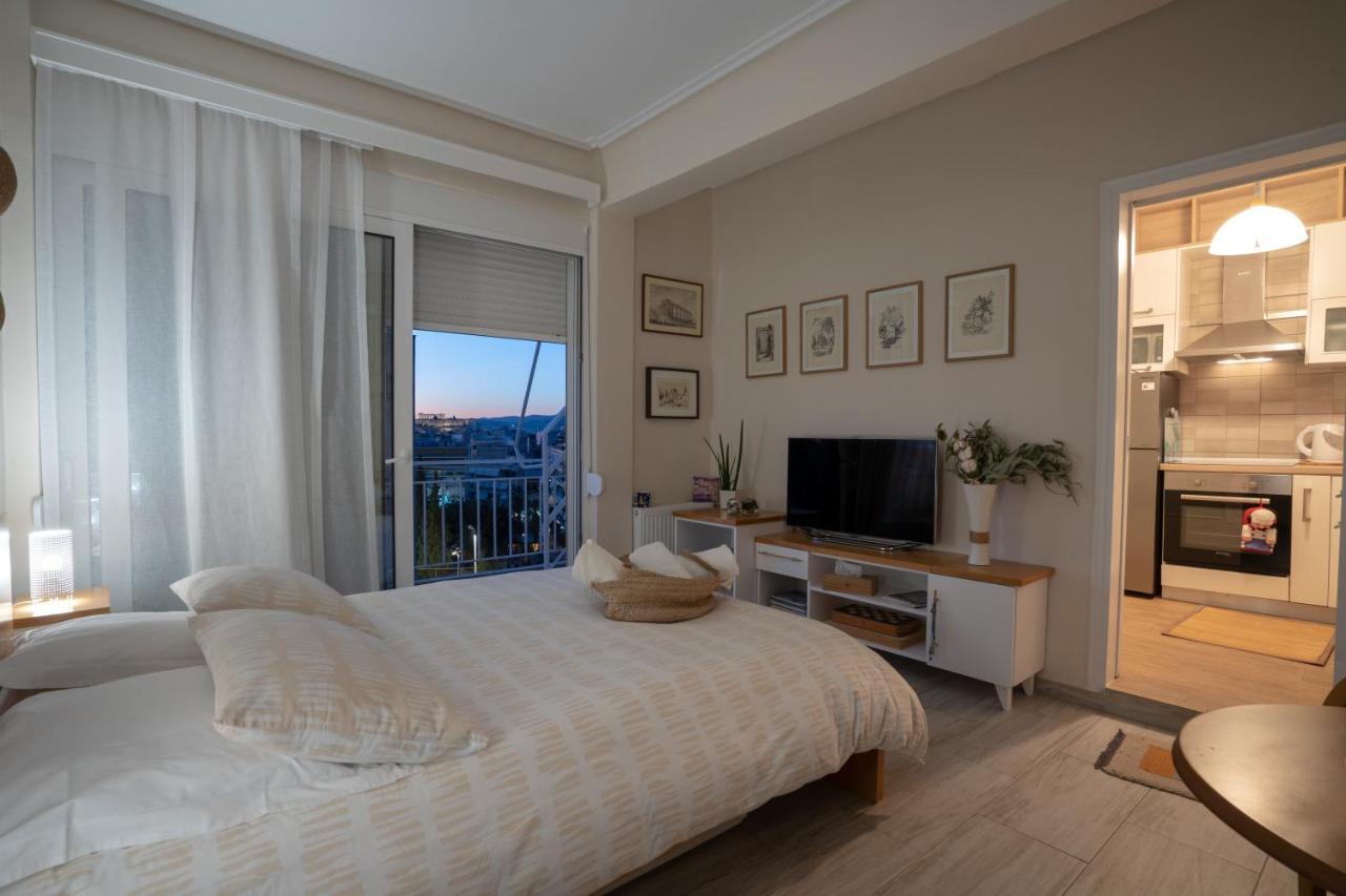 Pagrati 1 Bedroom 2 Persons Apartment By Mps Atina Dış mekan fotoğraf